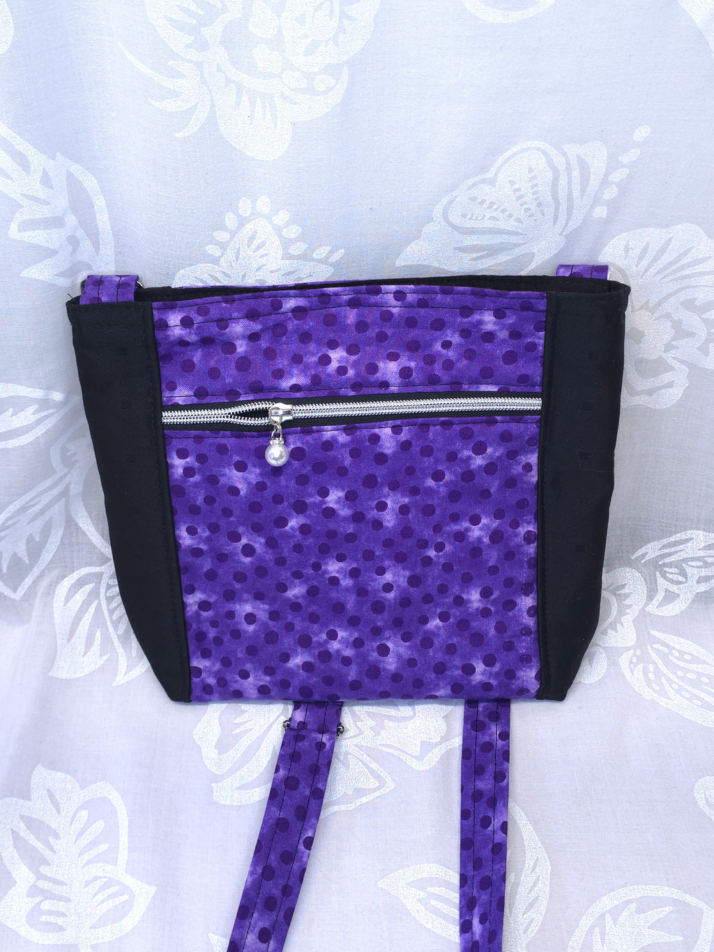 Crossbody m aftagelig håndsyet strop