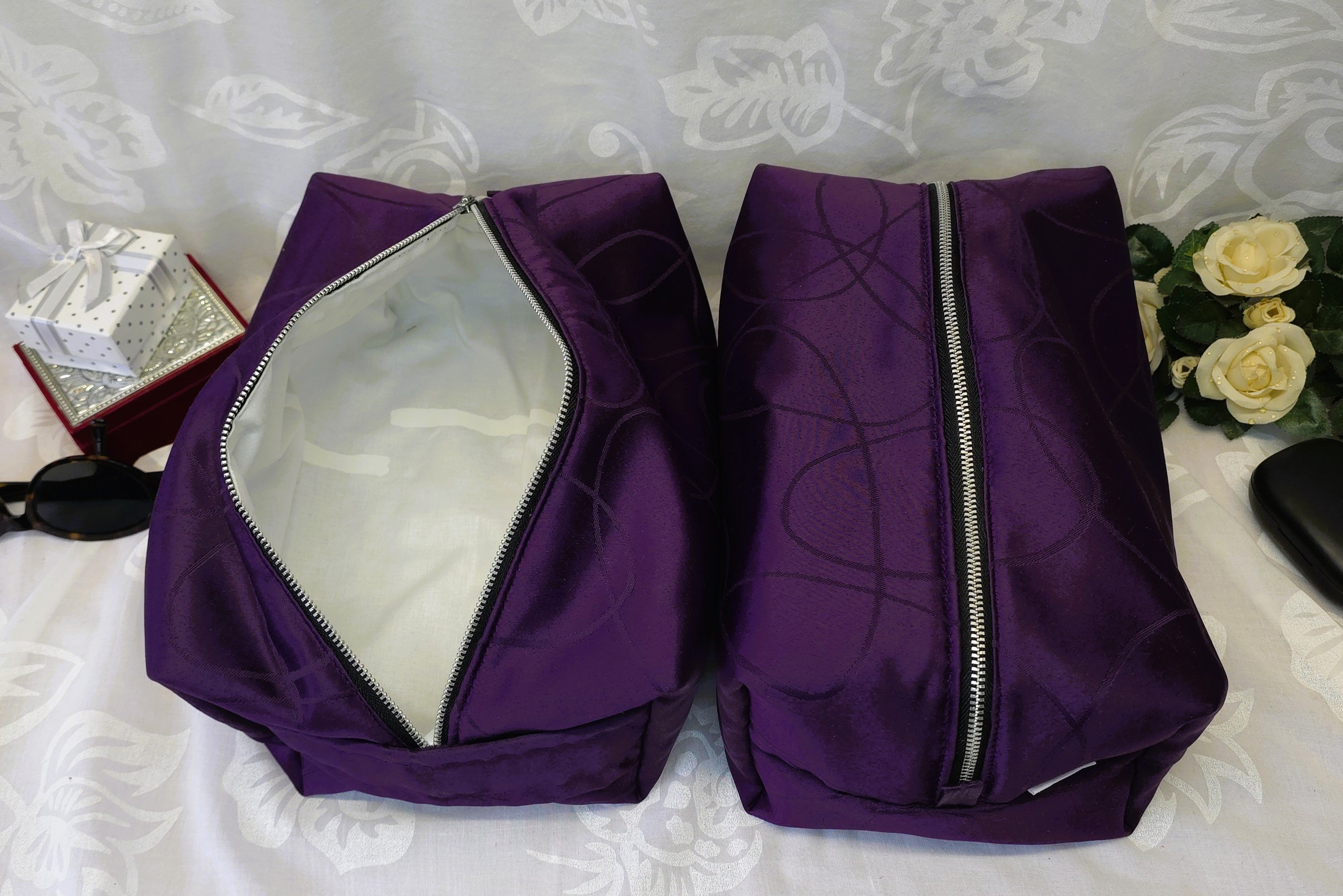 Cosmetic and toiletry bags