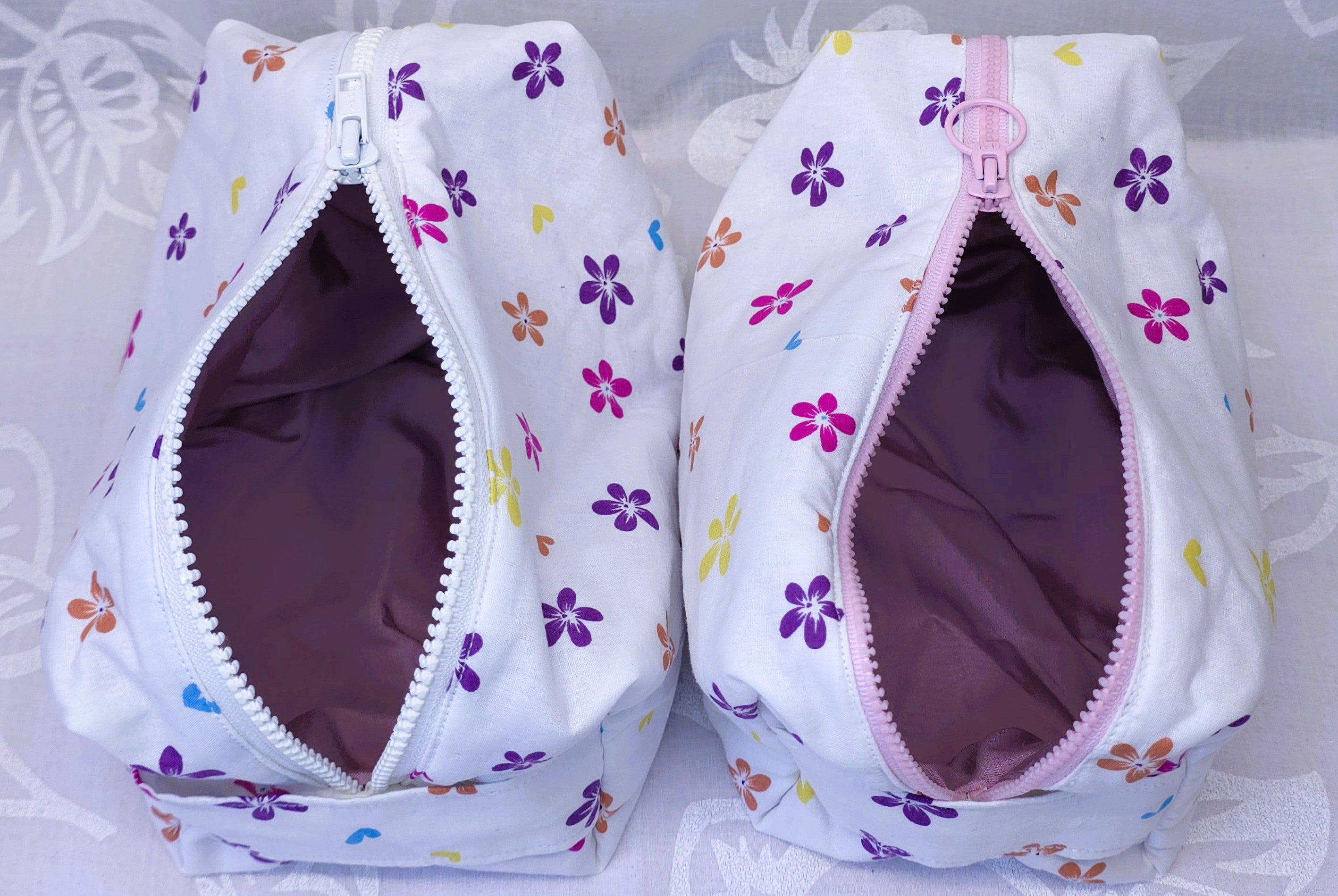 Cosmetic and toiletry bags